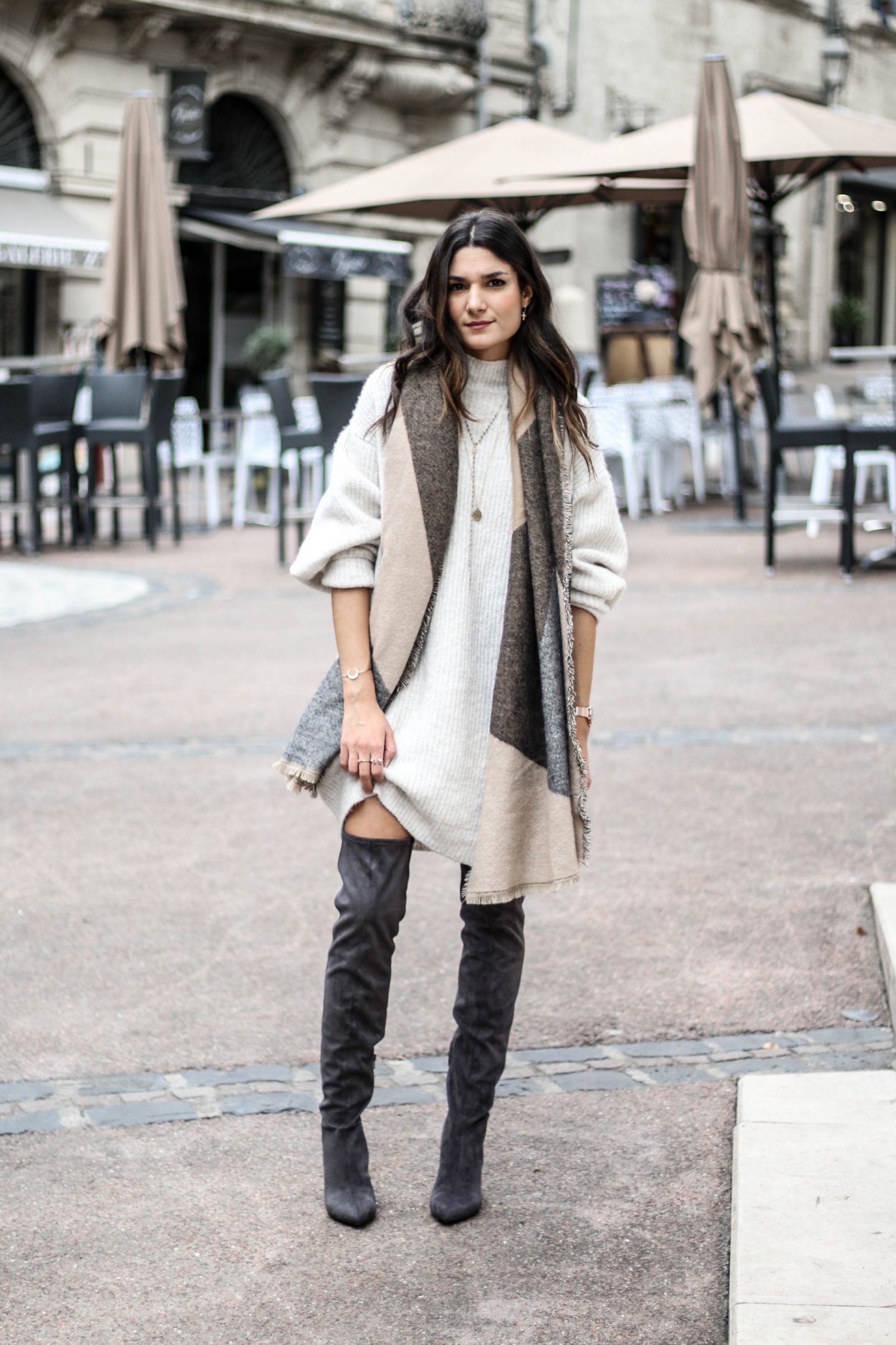 tenue robe pull cuissarde