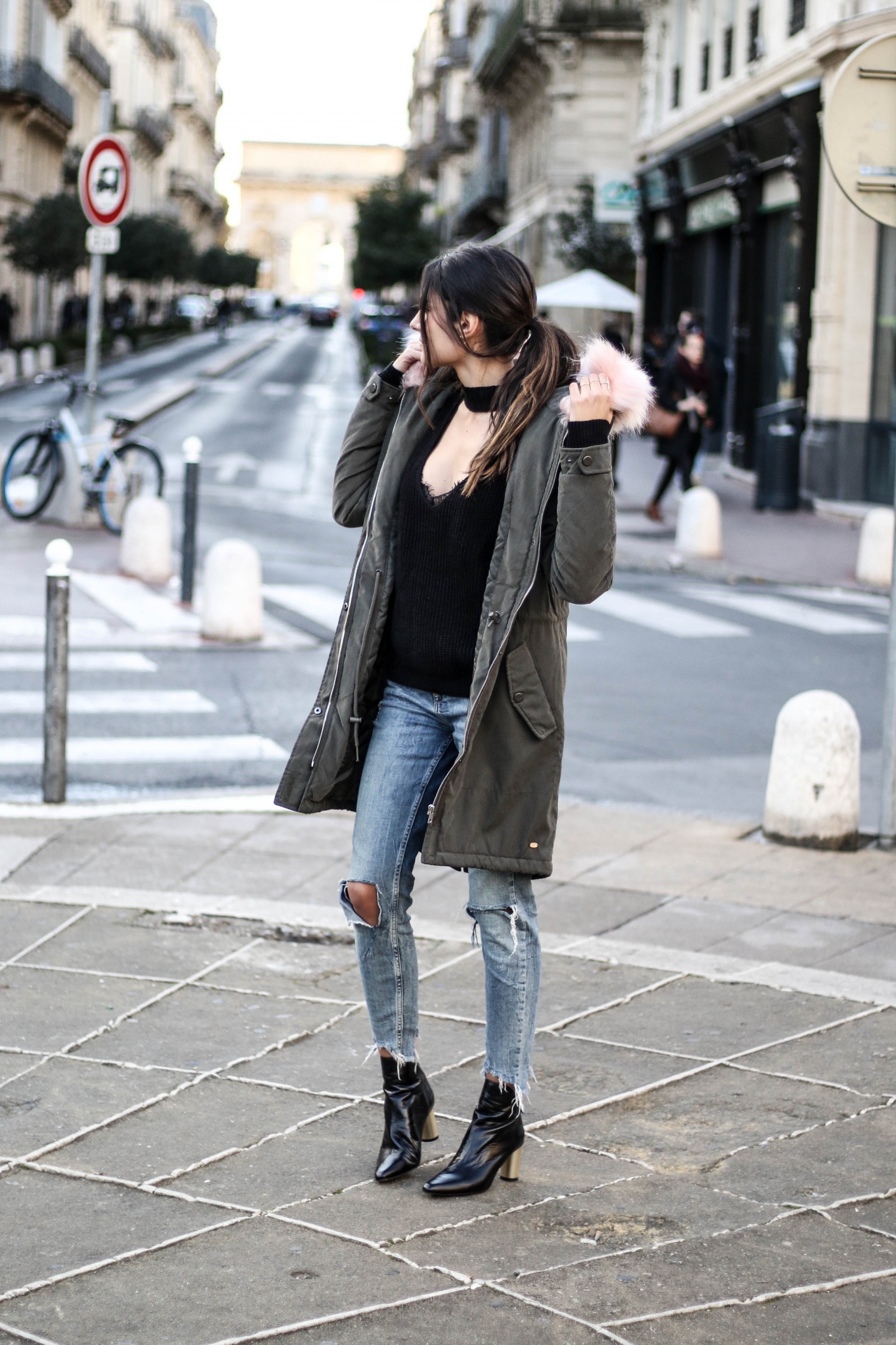 blog-mode-parka-kaki-capuche-fourrure-rose