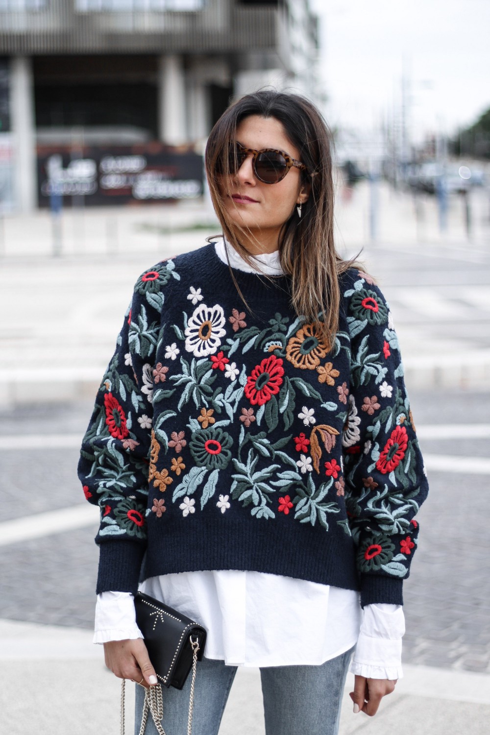 Pull 2025 brodé femme
