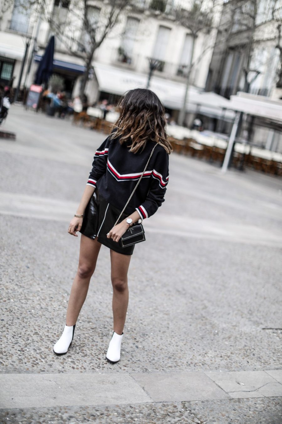 bottines blanches zara