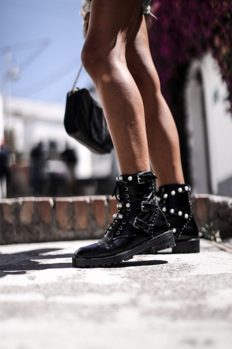 boots perles zara