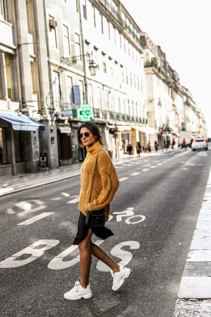 fila disruptor suede moutarde