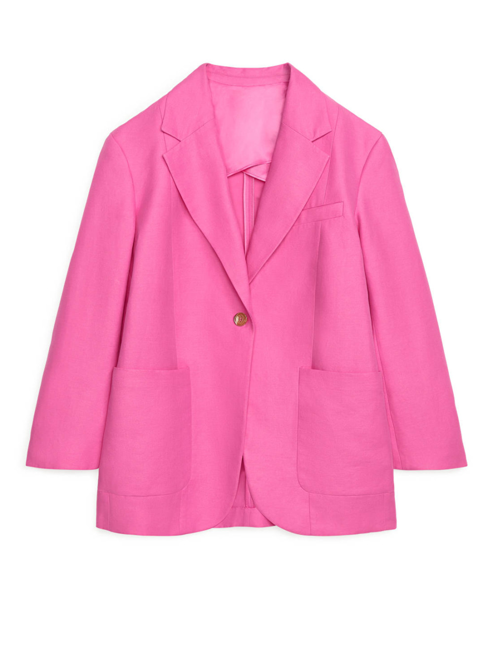 Blazer Rose Fushia En Lin Arket