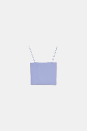 Crop Top Zara Baby Blue