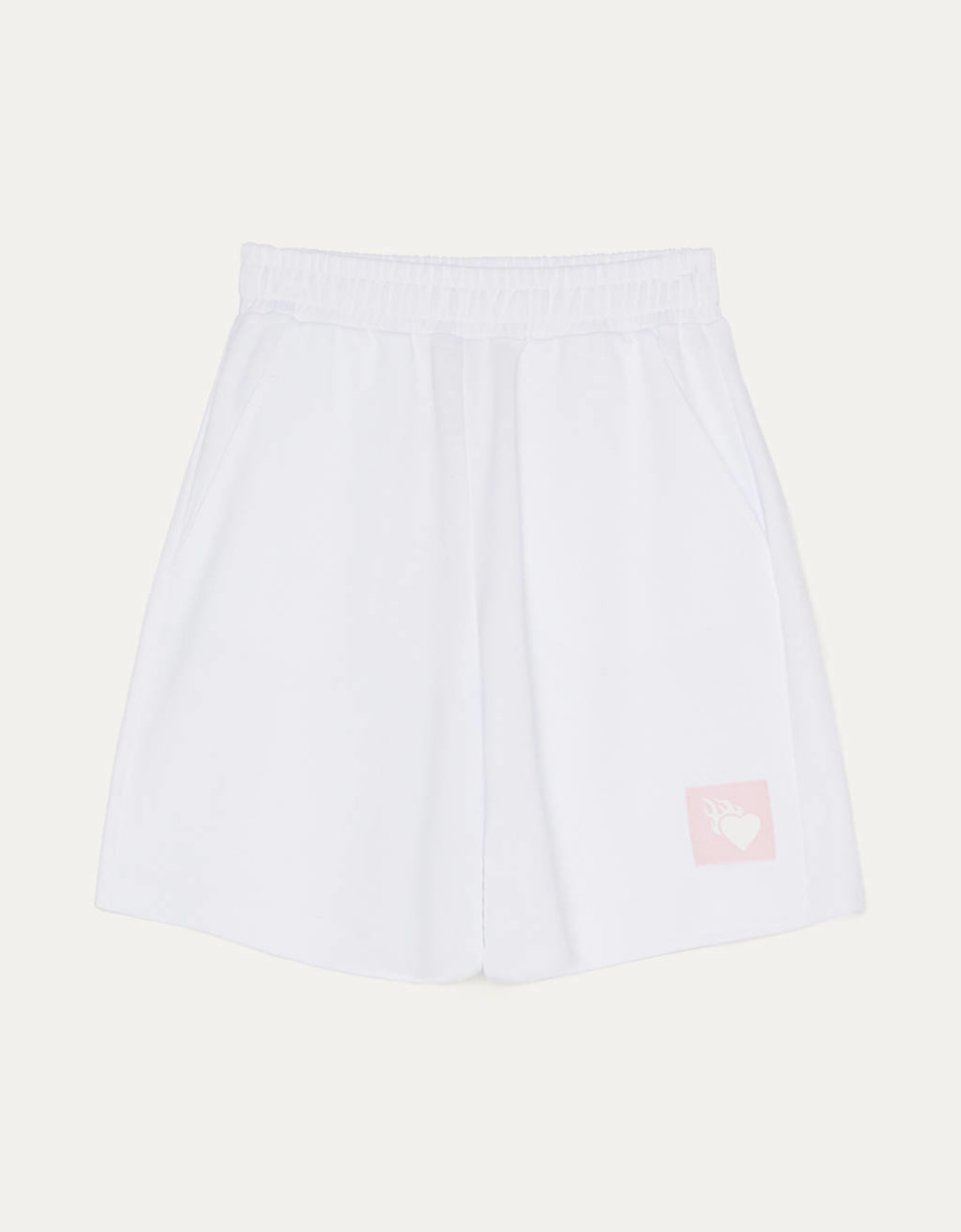 Bershka Bermuda Molleton Blanc Detail Rose Tendance Printemps Ete 2020