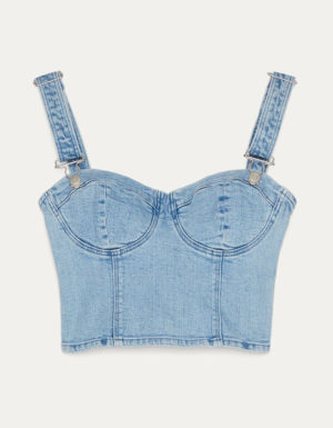 Bustier Denim Bershka Pas Cher 2020