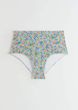 High Rise Bottom Fleurs Multicolores Bikini And Other Stories
