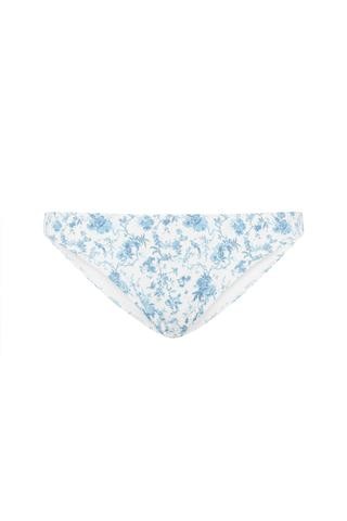 Holiday Romance Store Bikini Swimwear Bottom Blue Bleu Fleurs Flowers Fashion Blog Mode Tendance Ete 2020