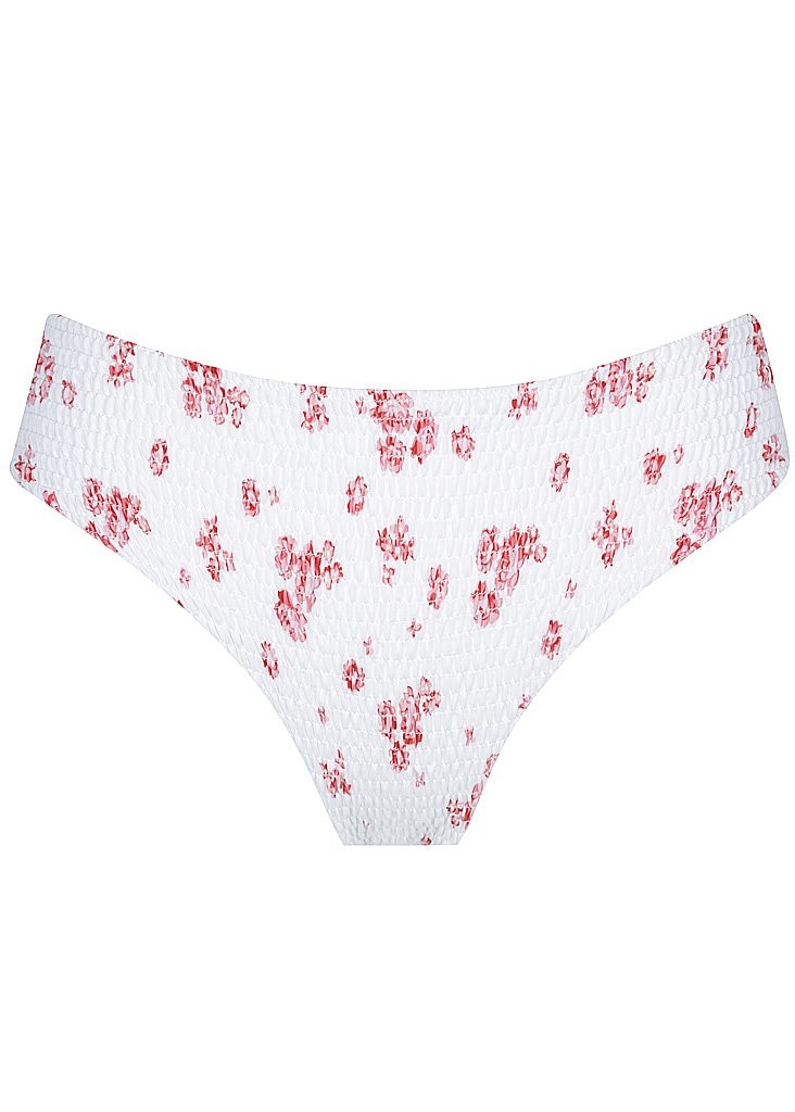 Wanderlust Swimwear Bikini Bottom Rose Fleurs Flowers White Fashion Blog Mode Tendance Ete 2020