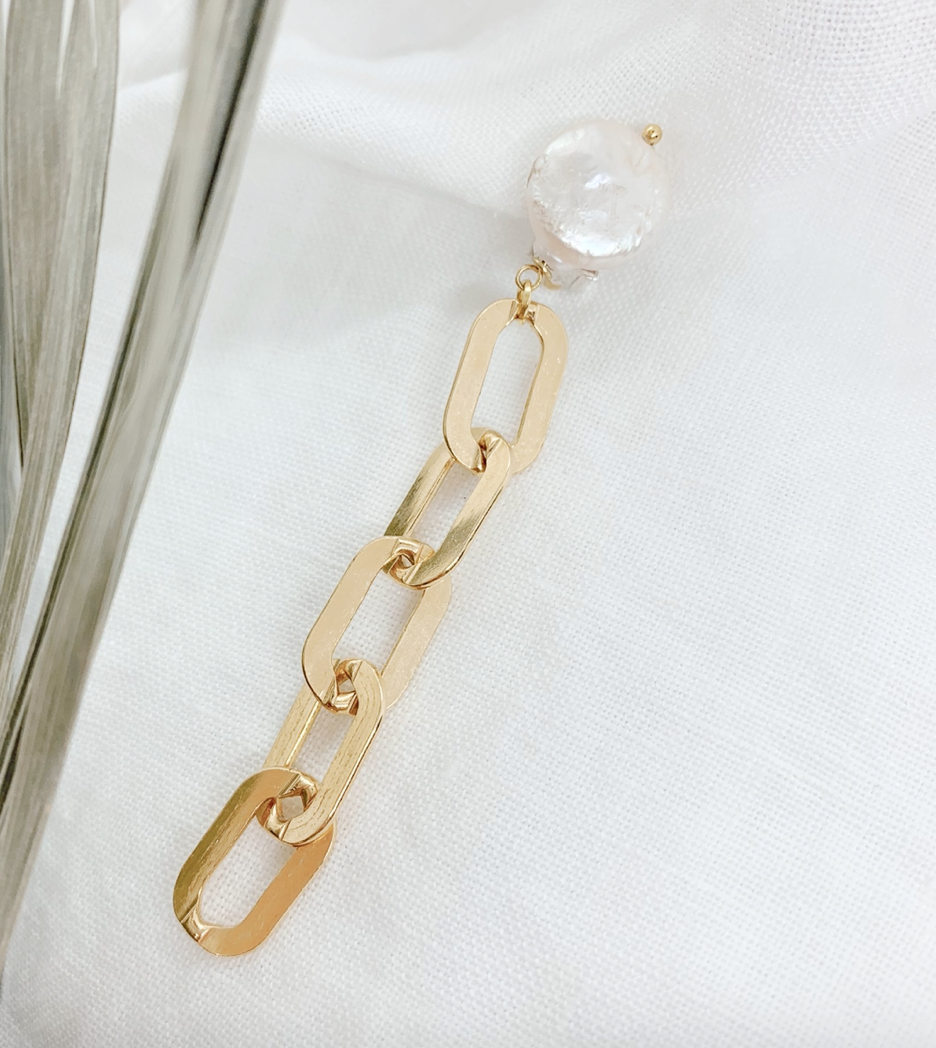 Alexiane Bijoux Fashion Blog Mode Bijou Jewellery Earring Boucles Oreille Or Gold Pearl Perle Pendante