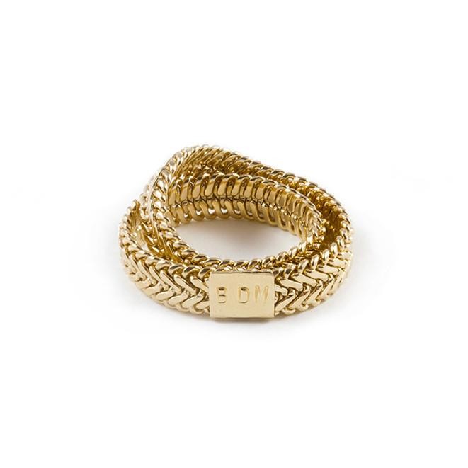 Bdm Bijoux Bague Ring Or Gold Maille Maillon Gravure Fashion Blog Mode Bijou Jewellery