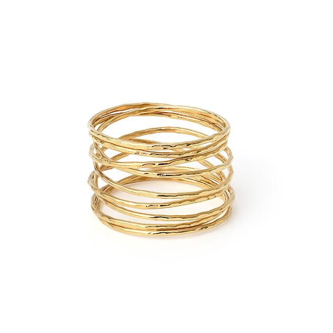 Bdm Bijoux Bague Ring Or Gold Multirang Fashion Blog Mode Bijou Jewellery