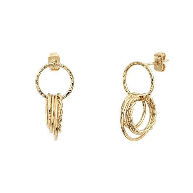 Bdm Bijoux Earring Boucles Oreille Or Gold Cercle Circle Ring Bague Pendante Tendance Trend Fashion Blog Mode Bijou Jewellery