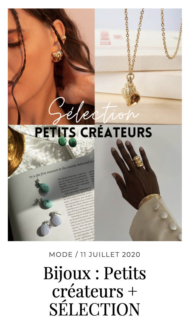 Blog Mode Selection Petits Créateurs Bijoux 2020