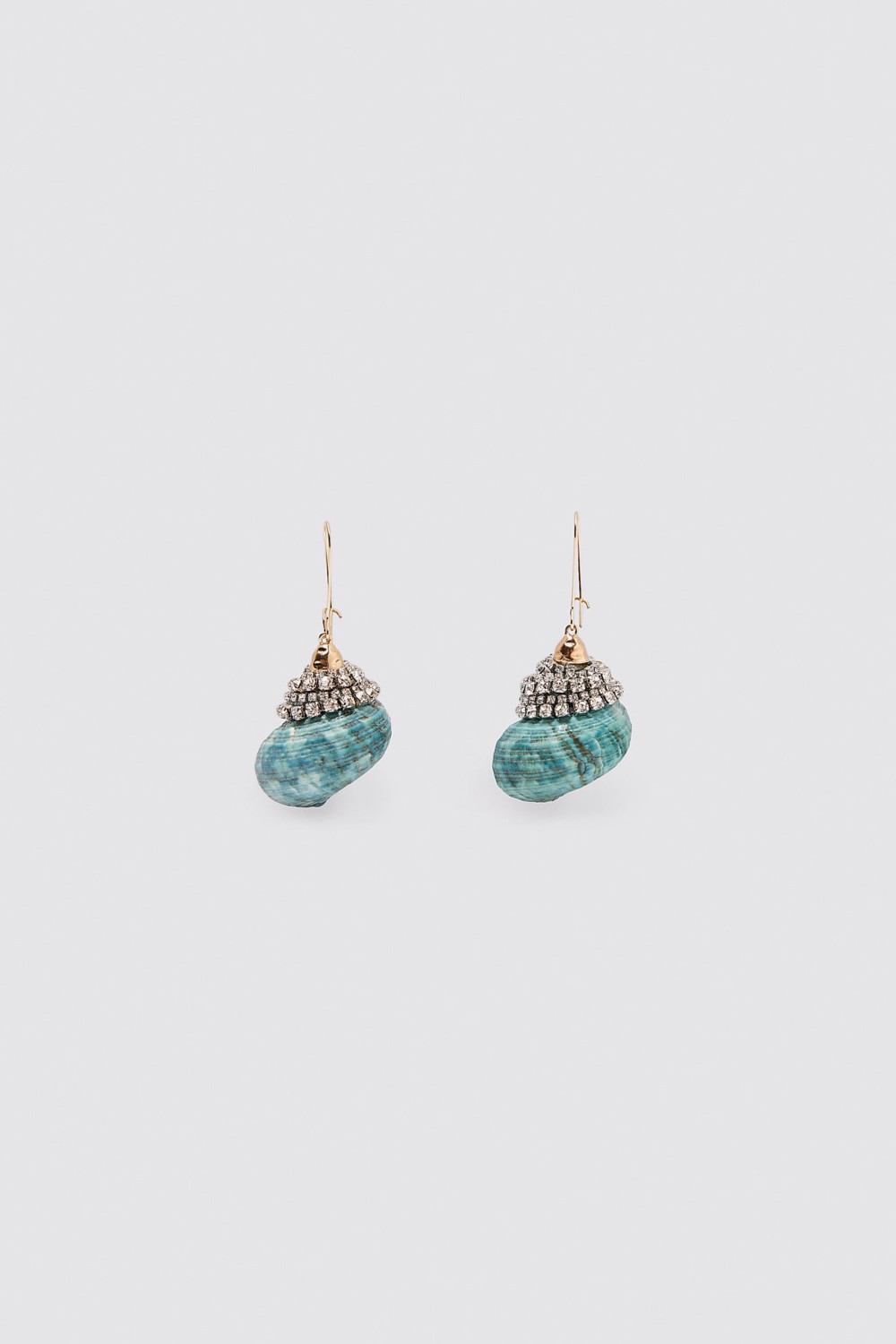 Fashion Blog Mode Tendance Ete 2020 Bijou Jewelry Zara Earrings Boucles Oreille Blue Bleu Coquillage Shell Or Gold Strass