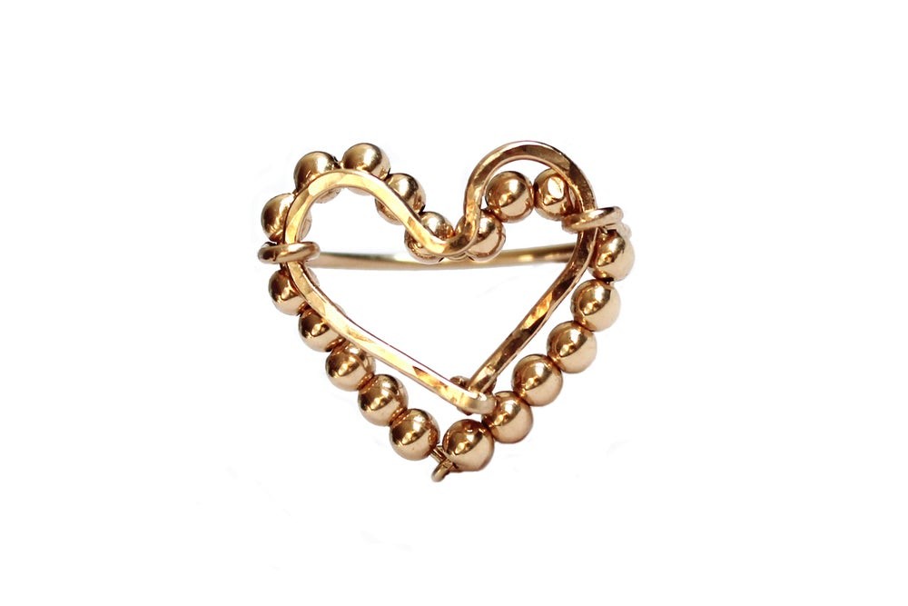 Fashion Blog Mode Tendance Trend Bijou Jewellery Comme Des Soeurs Ring Bague Or Gold Heart Coeur