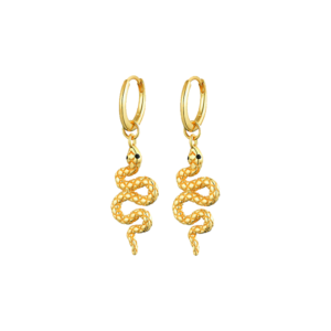 Tendance Ete 2020 Fashion Blog Mode Bijoux Jewelry Aleyole Earrings Boucles Oreilles Pendantes Anaconda Snake Or Gold