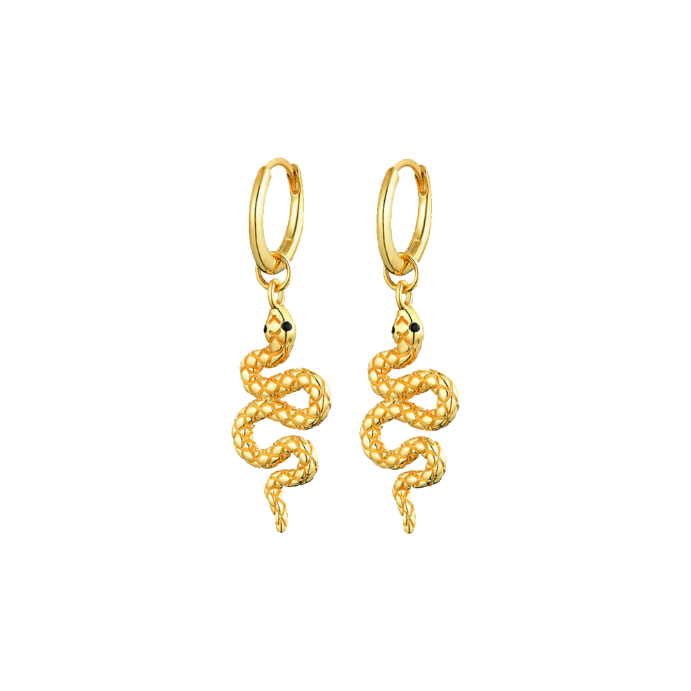 Tendance Ete 2020 Fashion Blog Mode Bijoux Jewelry Aleyole Earrings Boucles Oreilles Pendantes Anaconda Snake Or Gold