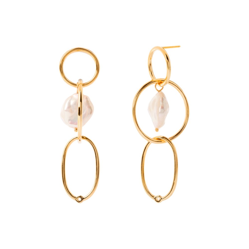 Tendance Ete 2020 Fashion Blog Mode Bijoux Jewelry Aleyole Pendantes Creoles Multirangs Perle Pearl Or Gold