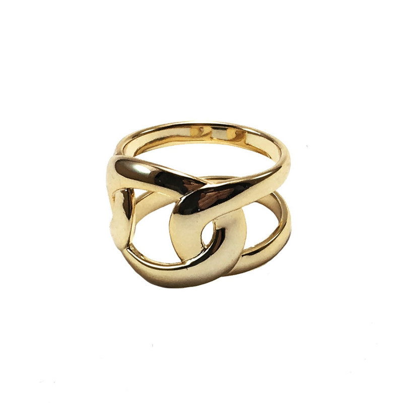 Tendance Trend Bijou Jewellery Or Gold Argent Silver By Lia Bague Ring Croisee