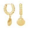 Tendance Trend Bijou Jewellery Or Gold Argent Silver Earrings Boucles Oreilles Shell Coquillage Astrid And Miyu