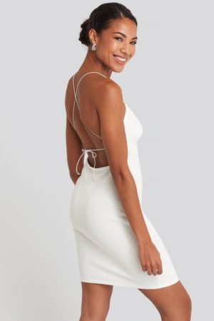 Nakd Fashion Blog Mode Robe Dress White Dos Nu Backless Summer Ete 2020