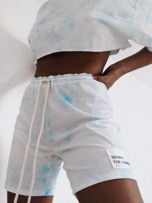 Sefina The Brand Fashion Blog Mode Tendance Trend Summer Ete 2020 Tie Dye Co Ord Shorts Short Blue Bleu