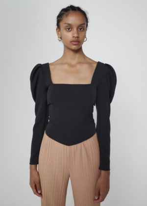 Esthe Clothing Ethical Ethique Fashion Blog Mode Tendance Trend Summer Ete 2020 June Sixty Five Black Corset Top