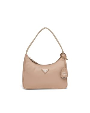 Fashion Blog Mode Inspo Inspiration Prada Bag Nylon Reedition 2000 Sac Baguette Beige Nude