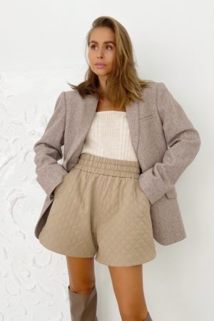 Mkae Quilted Shorts Nude Fashion Blog Mode Tendance Automne Hiver Trend Fall Winter 2020