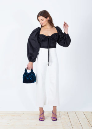 Olivia Rose The Label Fashion Blog Mode Tendance Trend Summer Ete 2020 Bustier Top Black Noir