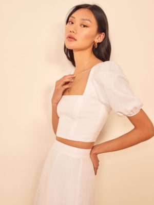 Reformation Fashion Blog Mode Tendance Trend Summer Ete 2020 Crop Top Puffy Sleeves