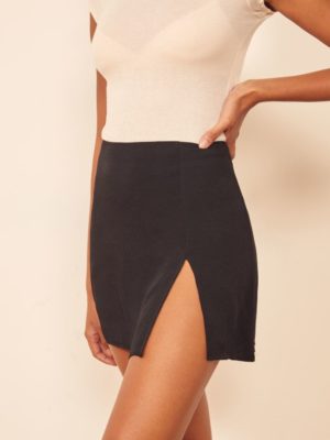 Reformation Fashion Blog Mode Tendance Trend Summer Ete 2020 Mini Skirt Jupe Black Noir
