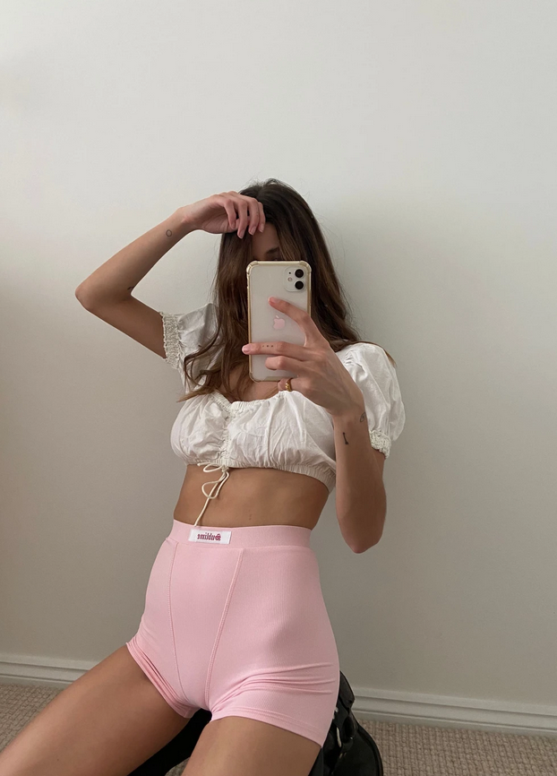 High Rack Honey Junesixtyfive Fashion Blog Mode Tendance Automne Hiver 2020 Loungewear Short Sublime Rose