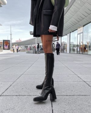 Junesixtyfive Fashion Blog Mode Tendance Automne Hiver 2020 Look Zoom Bottes Pull And Bear