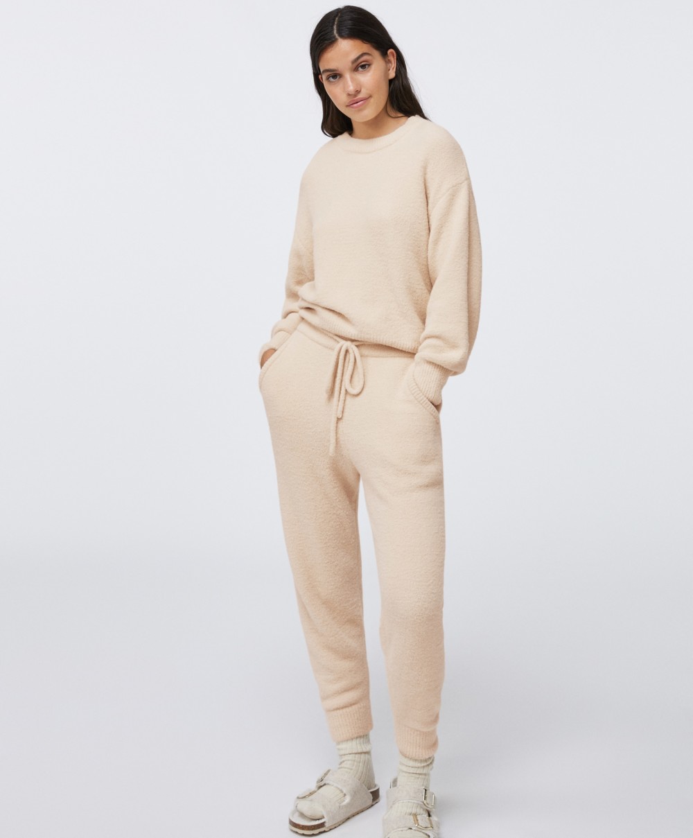 Oysho Junesixtyfive Fashion Blog Mode Tendance Automne Hiver 2020 Loungwear Ensemble Beige Camel Nude