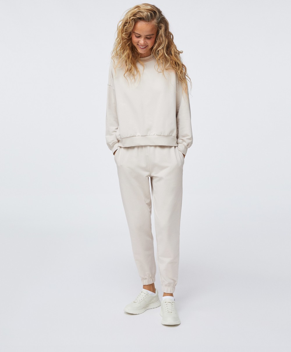 Oysho Junesixtyfive Fashion Blog Mode Tendance Automne Hiver 2020 Loungwear Ensemble Ecru